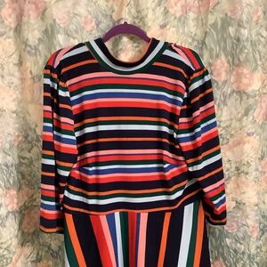 Eloquii Striped Dress